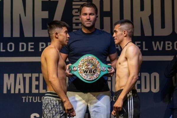 Julio Cesar Martinez vs Joel Cordova Weigh-In